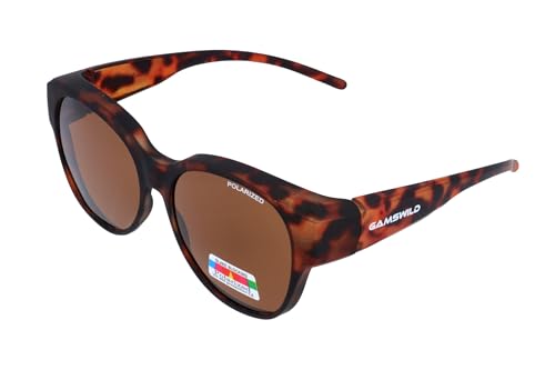 Gamswild WS3527 runde Überbrille Sportbrille Sonnenbrille polarisiert Fahrradbrille Skibrille Damen Herren Unisex Leichtgewicht| braun | schwarz |, Farbe: Braun Gamswild WS3527 runde Überbrille Sportbrille Sonnenbrille polarisiert Fahrradbrille Skibrille Damen Herren Unisex Leichtgewicht| braun | schwarz |, Farbe: Braun von Gamswild