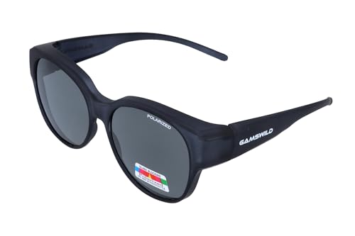 Gamswild WS3527 runde Überbrille Sportbrille Sonnenbrille polarisiert Fahrradbrille Skibrille Damen Herren Unisex Leichtgewicht| braun | schwarz |, Farbe: Schwarz Gamswild WS3527 runde Überbrille Sportbrille Sonnenbrille polarisiert Fahrradbrille Skibrille Damen Herren Unisex Leichtgewicht| braun | schwarz |, Farbe: Schwarz von Gamswild