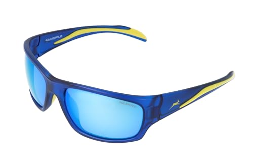 Gamswild WS4035 Sonnenbrille polarisiert GAMSSTYLE Fahrradbrille Skibrille Sportbrille Damen Herren Unisex | grau | schwarz| blau |, Farbe: Blau Gamswild WS4035 Sonnenbrille polarisiert GAMSSTYLE Fahrradbrille Skibrille Sportbrille Damen Herren Unisex | grau | schwarz| blau |, Farbe: Blau von Gamswild