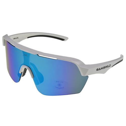 Gamswild WS7138 Sonnenbrille Einscheibenmodell Sportbrille Fahrradbrille Skibrille Damen Herren Unisex | weiß | pink | beere | blau | schwarz | mintgrün, Farbe: Weiß_cat3 Gamswild WS7138 Sonnenbrille Einscheibenmodell Sportbrille Fahrradbrille Skibrille Damen Herren Unisex | weiß | pink | beere | blau | schwarz | mintgrün, Farbe: Weiß_cat3 von Gamswild