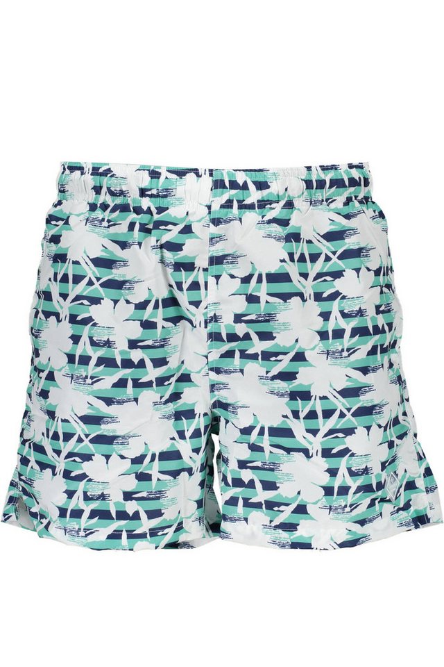 Gant Badeshorts Grüne Herren-Bade-Boxershorts mit Taschen und Kordelzug Gant Badeshorts Grüne Herren-Bade-Boxershorts mit Taschen und Kordelzug von Gant