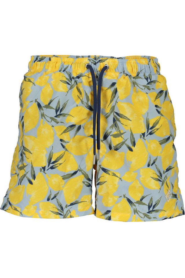 Gant Badeshorts Hochwertige Herren Bade-Boxershorts Blau mit Taschen & Innenslip Gant Badeshorts Hochwertige Herren Bade-Boxershorts Blau mit Taschen & Innenslip von Gant