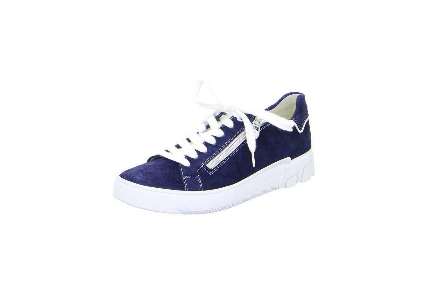 Ganter Giulietta - Damen Schuhe Sneaker Sneaker Velours blau von Ganter