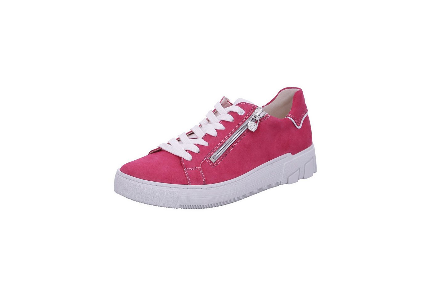 Ganter Giulietta - Damen Schuhe Sneaker Sneaker Velours rosa von Ganter