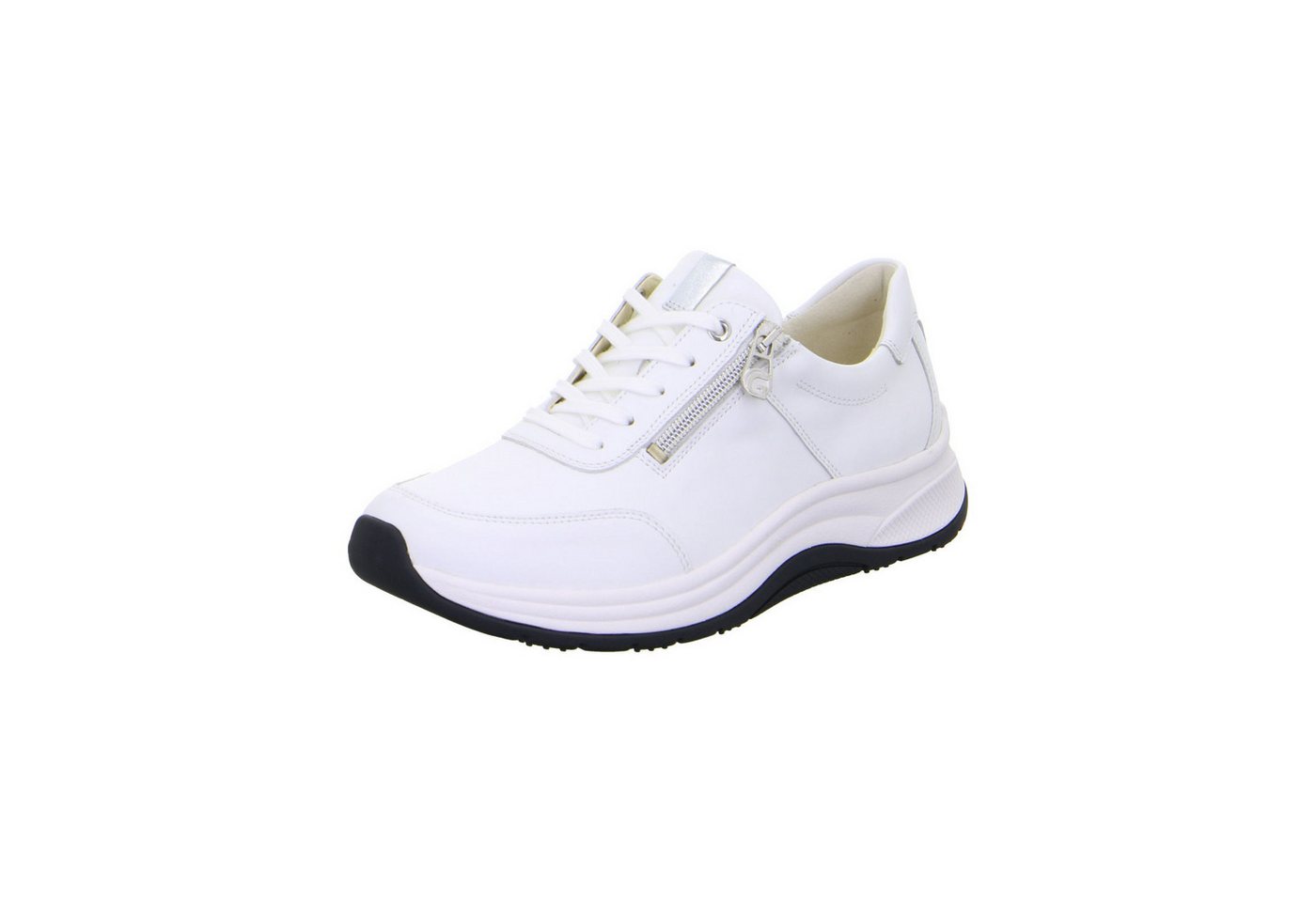 Ganter High Flyer - Damen Schuhe Sneaker Schnürer Calf weiß von Ganter