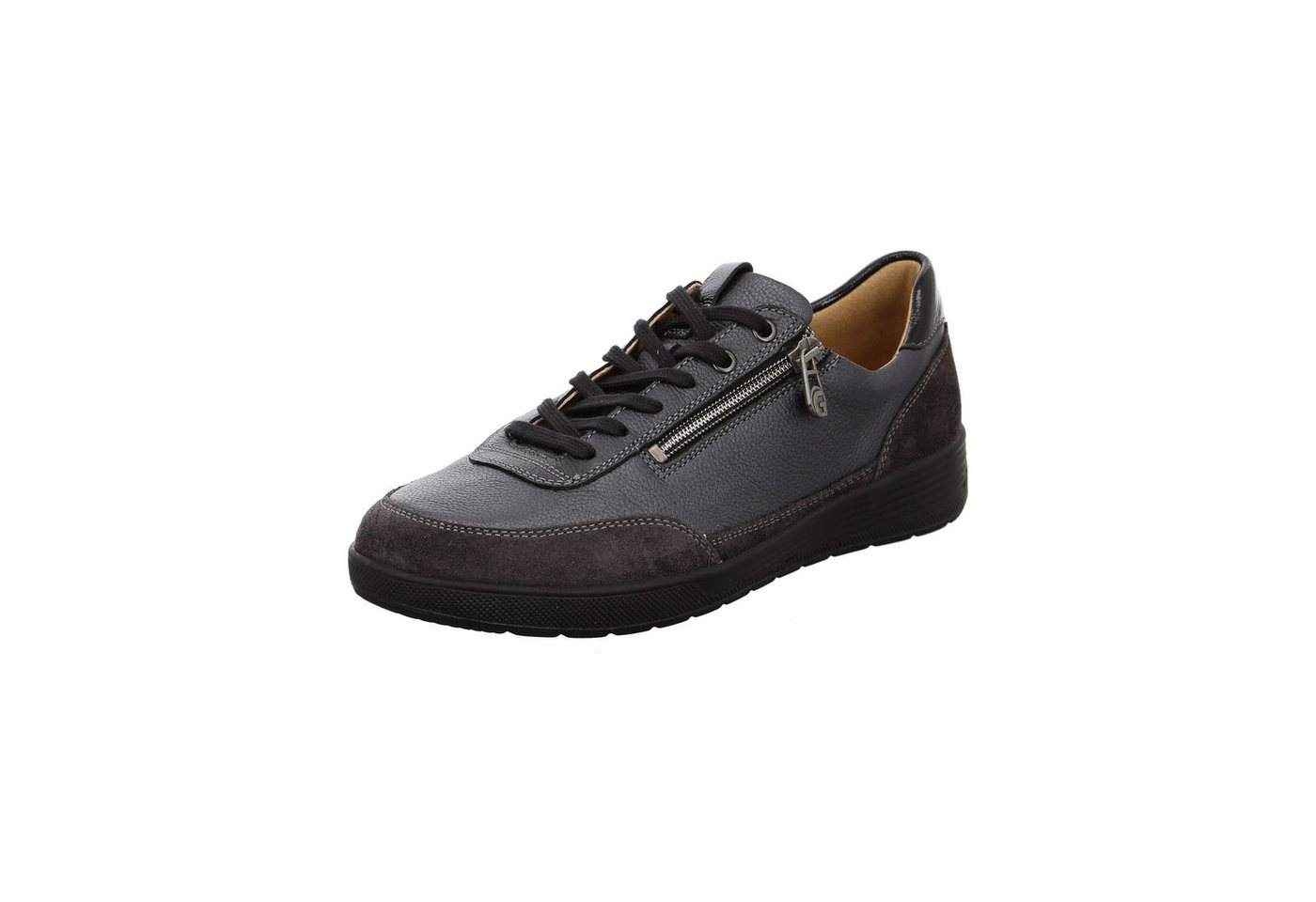 Ganter Klara - Damen Schuhe Schnürschuh Sneaker Materialmix grau von Ganter