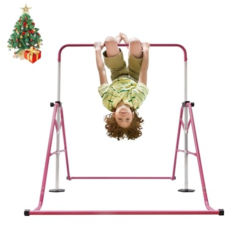 Garbenat Turnreck Gymnastik Kinder Klappstange Turnstange Garten Kinder Multifunktions Erweiterbare Bar für Kinder Heimtraining 100KG Tragfähigkeit Reckstange Outdoor Bar für 3-8 Jahren Kinder-Rosa Garbenat Turnreck Gymnastik Kinder Klappstange Turnstange Garten Kinder Multifunktions Erweiterbare Bar für Kinder Heimtraining 100KG Tragfähigkeit Reckstange Outdoor Bar für 3-8 Jahren Kinder-Rosa von Garbenat