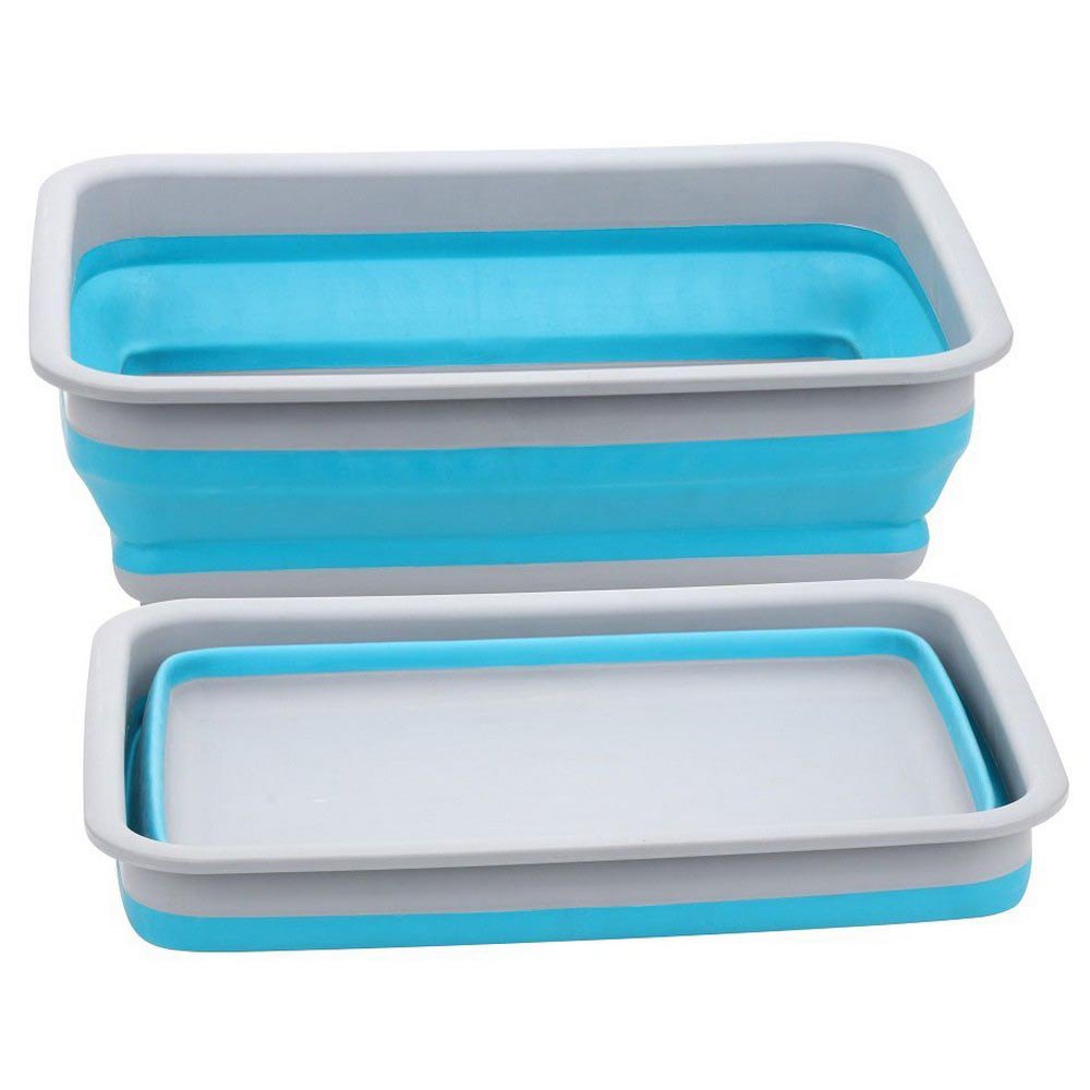 Garbolino Rectangular Collapsible Bait Tray Box Blau von Garbolino