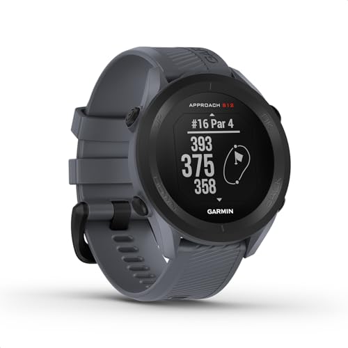Garmin Approach S12 - GPS-Golfuhr mit Schlagweitenmessung & Distanzangaben zum Grün/ Hindernissen auf 42.000 Golfplätzen. 1,3“ Display mit einfacher Bedienung & bis zu 30 h Akkulaufzeit im Golf-Modus. Garmin Approach S12 - GPS-Golfuhr mit Schlagweitenmessung & Distanzangaben zum Grün/ Hindernissen auf 42.000 Golfplätzen. 1,3“ Display mit einfacher Bedienung & bis zu 30 h Akkulaufzeit im Golf-Modus. von Garmin