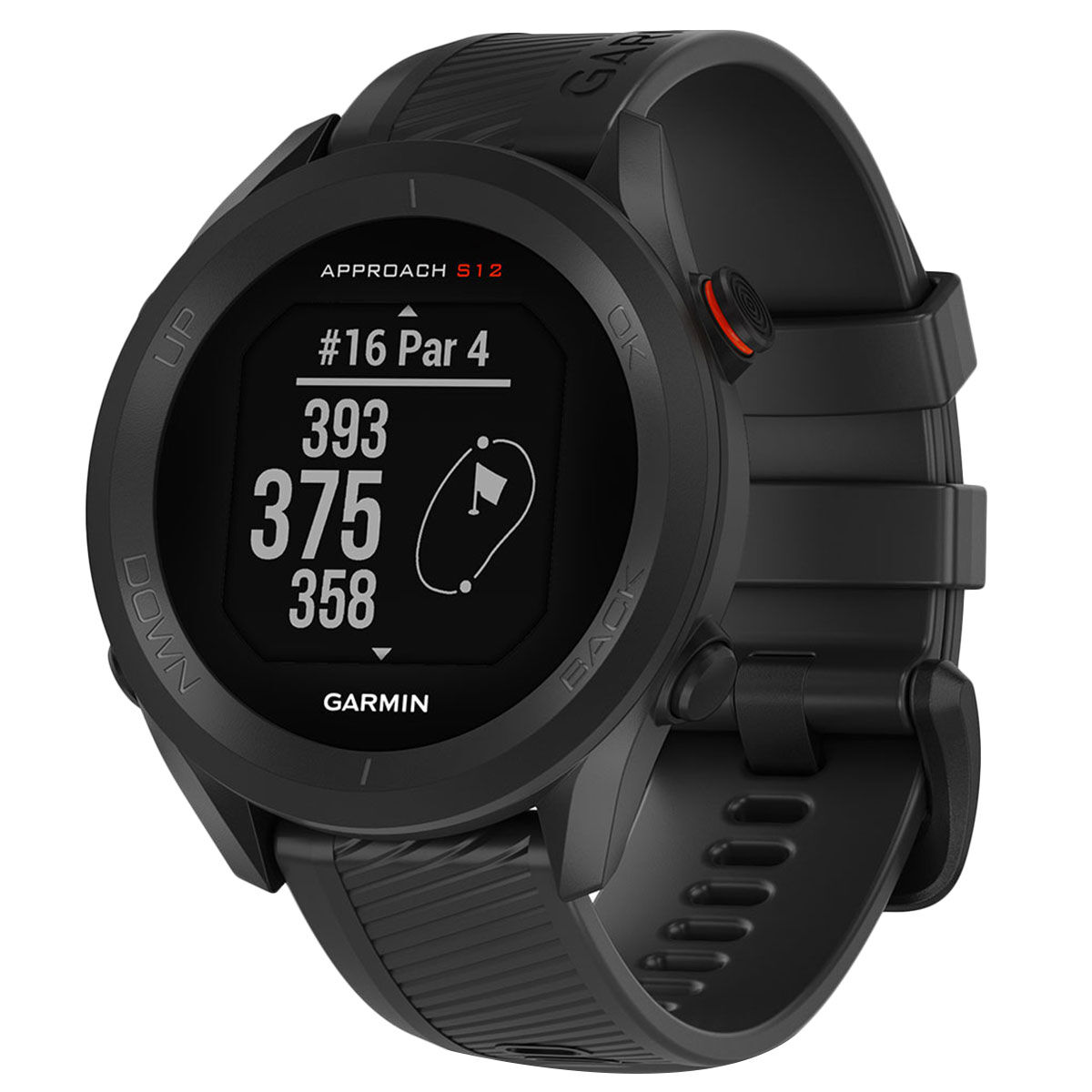 Garmin Approach S12 Golf GPS Watch, Black | American Golf von Garmin
