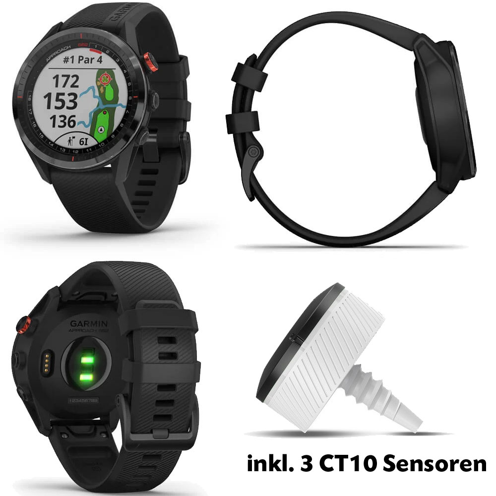 'Garmin Approach S62 GPS Golfuhr schwarz inkl. CT10' 'Garmin Approach S62 GPS Golfuhr schwarz inkl. CT10' von Garmin