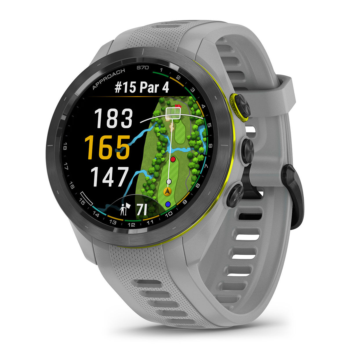 Garmin Golf GPS Watch, Approach S70 42mm, Grey | American Golf von Garmin