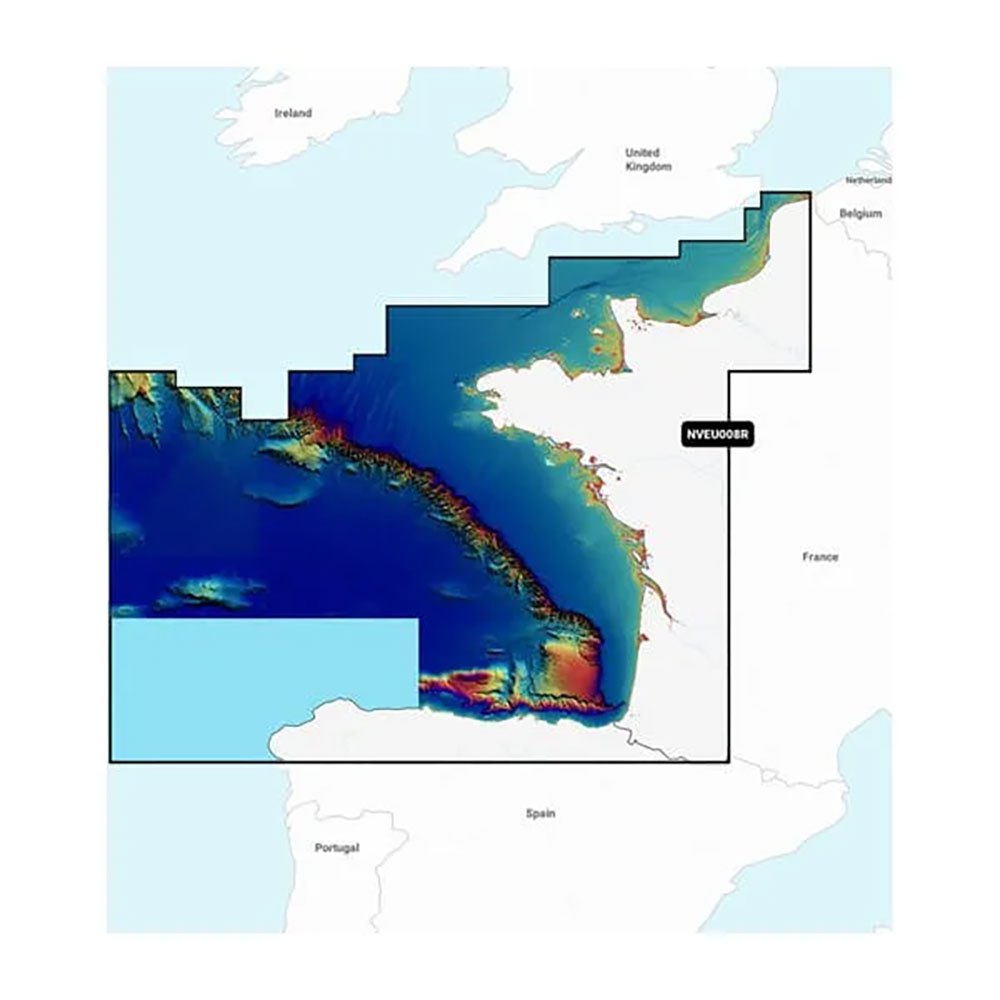 Garmin Bay Of Biscay Navionics Vision+™ Marine Charts Mehrfarbig von Garmin