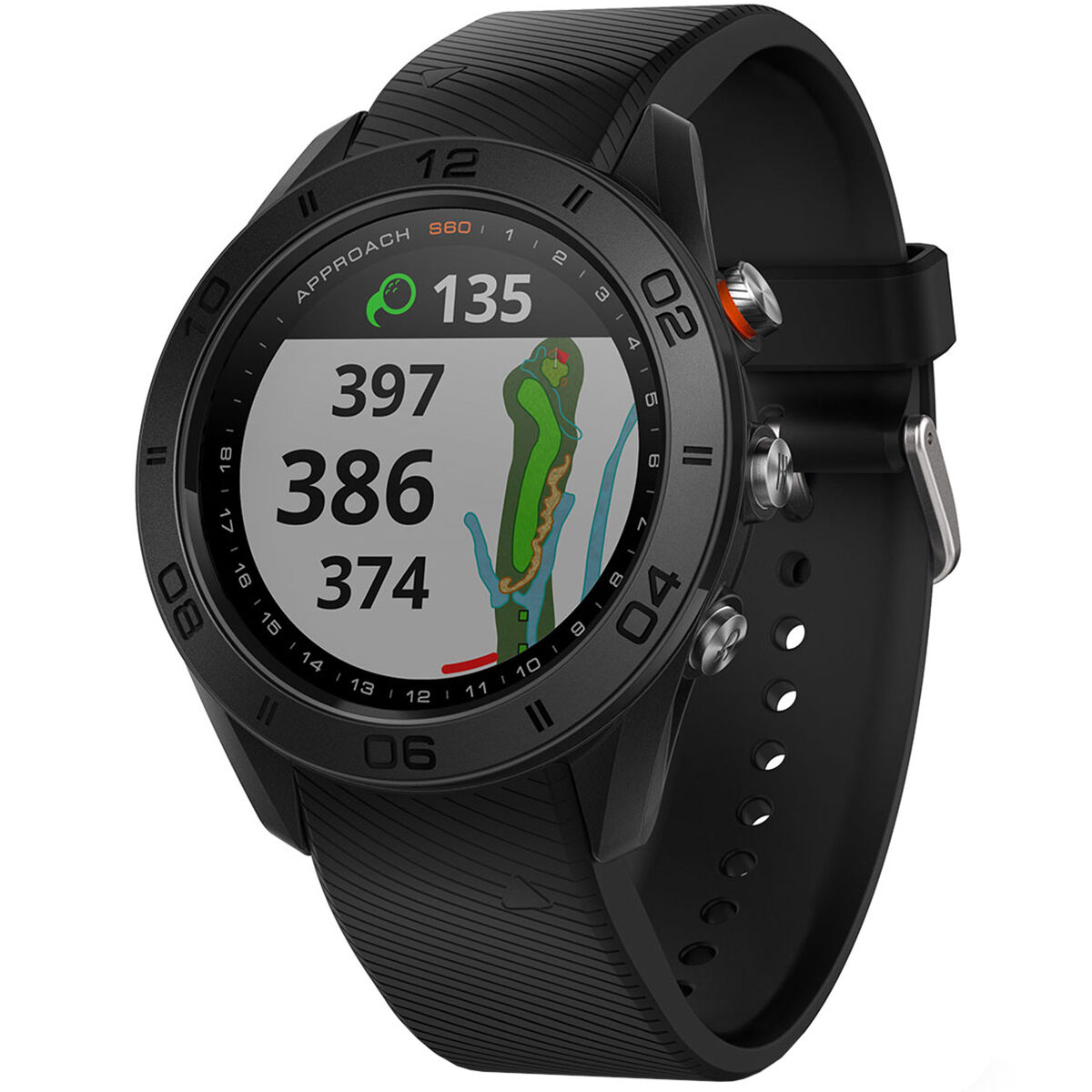 Garmin Black Approach S60 Golf GPS Watch, Size: One Size | American Golf von Garmin