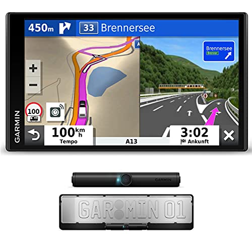 Garmin Camper 780 MT-D EU mit Garmin BC 40 Rückfahrkamera – Navi für Wohnmobile & Wohnwägen, 6,95“ (17,7 cm) Farb-Touchdisplay, 3D-Karten für Europa (46 Länder) + drahtlose von Garmin