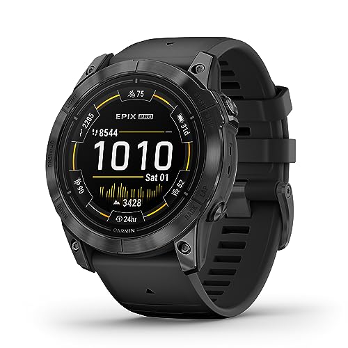 Garmin EPIX PRO 51mm – GPS-Multisport-Smartwatch mit brillantem 1,4“ AMOLED-Display und Touch-/Tastenbedienung. TOPO-Karten, 60 Sport-Apps, Garmin Music, Garmin Pay, bis zu 31 Tage Akkulaufzeit Garmin EPIX PRO 51mm – GPS-Multisport-Smartwatch mit brillantem 1,4“ AMOLED-Display und Touch-/Tastenbedienung. TOPO-Karten, 60 Sport-Apps, Garmin Music, Garmin Pay, bis zu 31 Tage Akkulaufzeit von Garmin