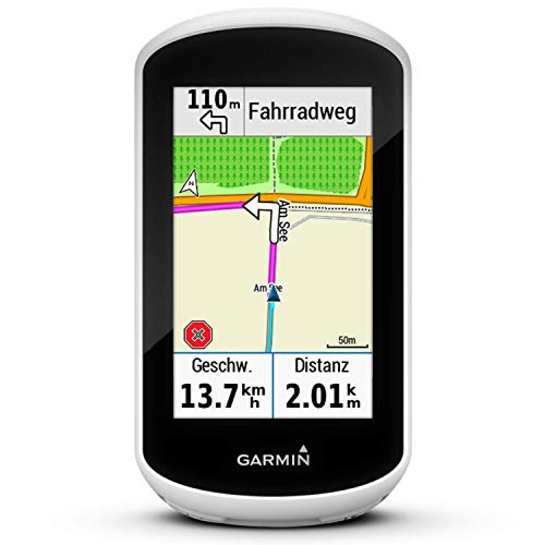 Garmin Edge Explore GPS-Fahrrad-Navi renewed - Vorinstallierte Europakarte, Navigationsfunktionen, 3“ Touchscreen, einfache Bedienung, weiß/Schwarz, Einheitsgröße (generalüberholt) von Garmin