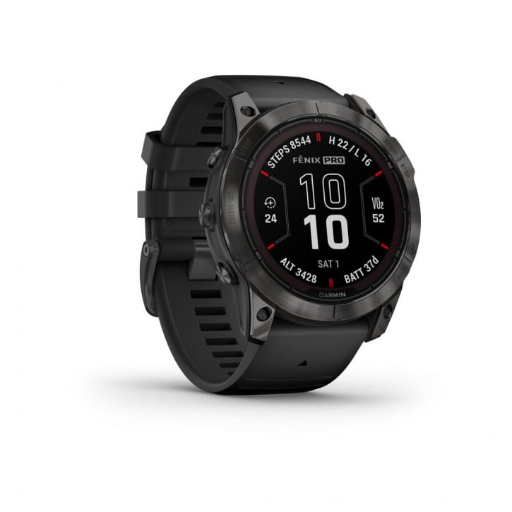 Garmin Fenix 7X PRO - Sapphire Solar schwarz/carbongrau - Ausstellungsgerät von Garmin