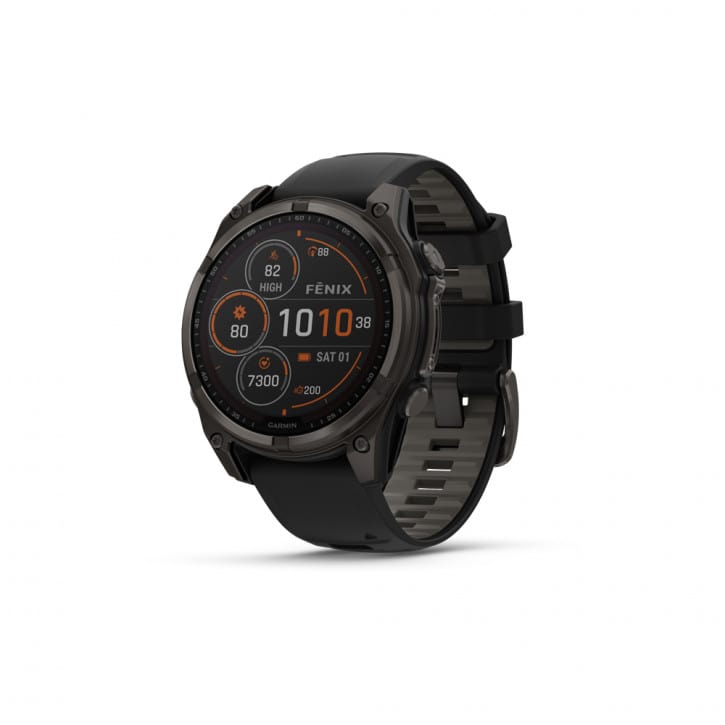 Garmin Fenix 8 Solar Sapphire Graphit/Carbongrau Titan 51 mm von Garmin