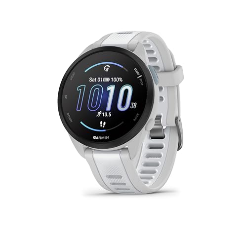 Garmin Forerunner 165 Music - leichte GPS Smartwatch zum Laufen, mit 1,2" AMOLED Touchscreen, Trainingsempfehlungen, Gesundheitsdaten, smarten Funktionen und Musik am Handgelenk Garmin Forerunner 165 Music - leichte GPS Smartwatch zum Laufen, mit 1,2" AMOLED Touchscreen, Trainingsempfehlungen, Gesundheitsdaten, smarten Funktionen und Musik am Handgelenk von Garmin