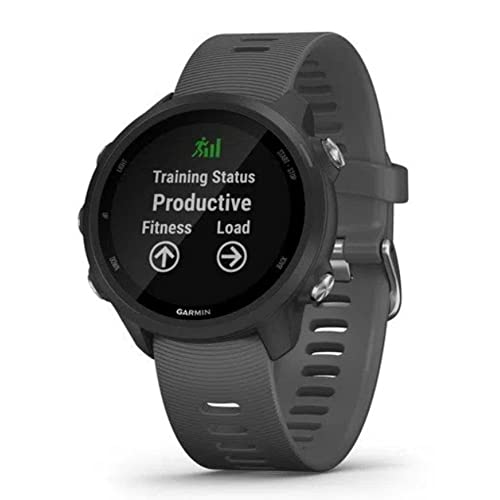 Garmin Forerunner 245 renewed – GPS-Laufuhr mit individuellen Trainingsplänen, speziellen Lauffunktionen und Trainingsanalyse. 1,2“ (3 cm) Farbdisplay, Akkulaufzeit bis zu 7 Tage (Generalüberholt) von Garmin