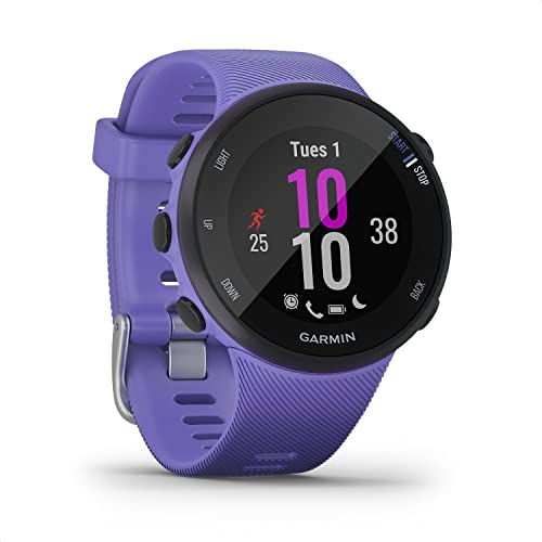 Garmin Forerunner 45S – GPS-Laufuhr im schlanken Design mit umfangreichen Lauffunktionen, Trainingsplänen, Herzfrequenzmessung am Handgelenk, für schlanke Handgelenke, Smartphone Benachrichtigungen von Garmin