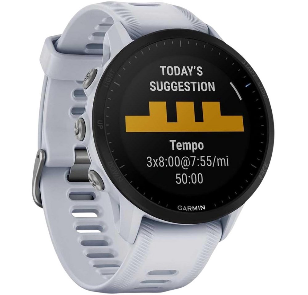 Garmin Forerunner 955 - Smartwatch - whitestone Smartwatch Garmin Forerunner 955 - Smartwatch - whitestone Smartwatch von Garmin