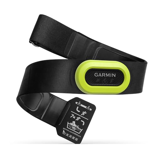 Garmin HRM Pro – Premium Herzfrequenz-Brustgurt für die Aufzeichnung + Speicherung von Herzfrequenzdaten/Laufeffizienzwerten, ANT+/Bluetooth-Sender, speichert, Schwarz, Gurtlänge von 60,6 bis 142 cm von Garmin