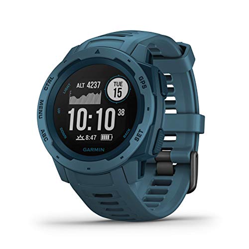 Garmin Instinct, GPS Watch, Lakeside Blau, WW (Generalüberholt) von Garmin