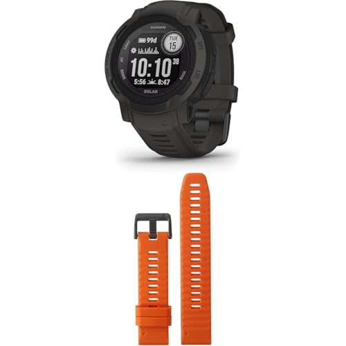 Garmin Instinct 2 Solar – GPS-Smartwatch mit unendlicher Akkulaufzeit im Smartwatch-Modus & QuickFit Band Garmin Instinct 2 Solar – GPS-Smartwatch mit unendlicher Akkulaufzeit im Smartwatch-Modus & QuickFit Band von Garmin