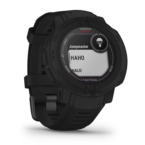 Garmin Instinct 2 Solar Tactical – robuste GPS-Smartwatch mit unendlicher Akkulaufzeit im Smartwatch-Modus, taktische Funktionen, über 40 Sport-Apps, Notifications und Garmin Pay von Garmin