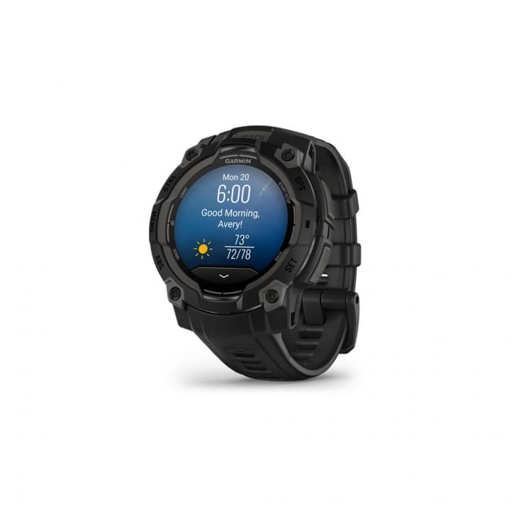 Garmin Instinct 3 AMOLED schwarz mit Silikon - 45 mm von Garmin