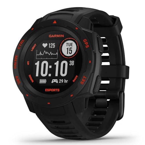 Garmin Instinct - wasserdichte GPS-Smartwatch mit Sport-/Fitnessfunktionen. Herzfrequenzmessung am Handgelenk, Fitness Tracker und Smartphone Benachrichtigungen. Viele Modelle zur Auswahl von Garmin