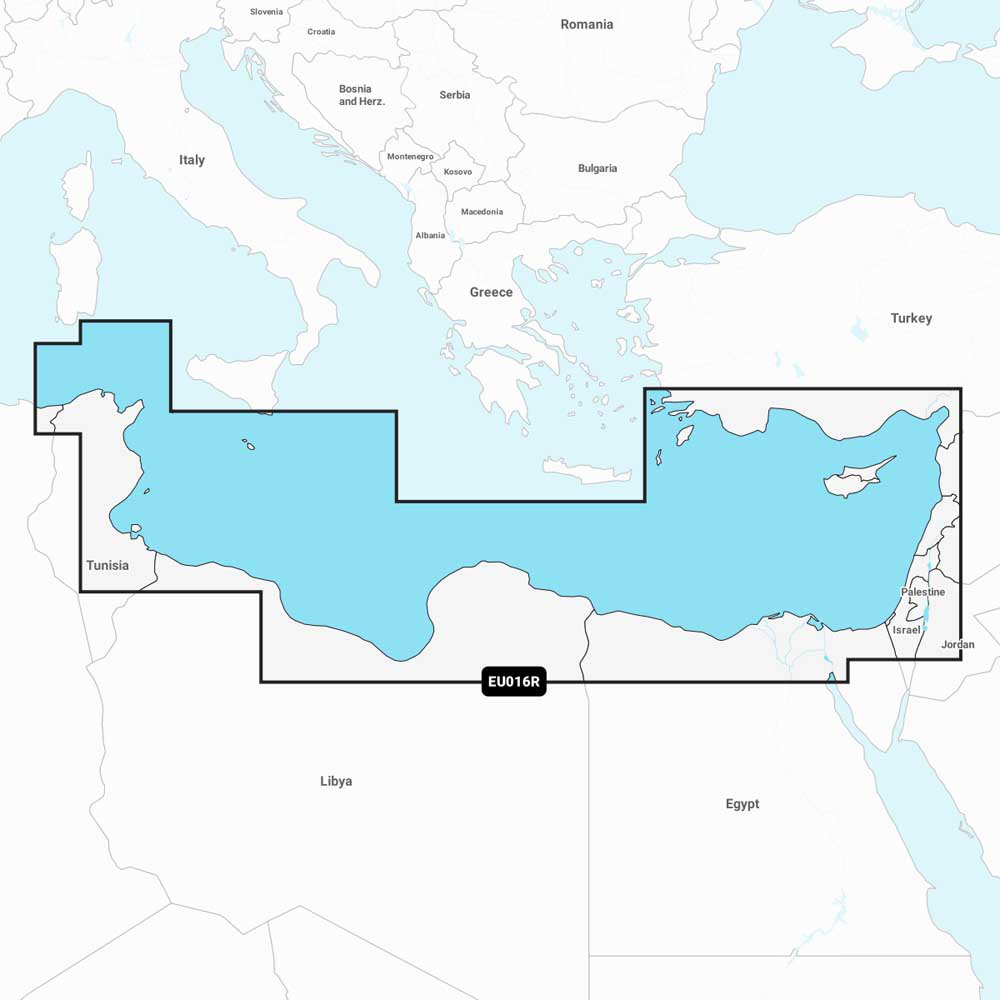 Garmin Mediterranean Sea Southeast Navionics Vision+™ Marine Charts Blau von Garmin