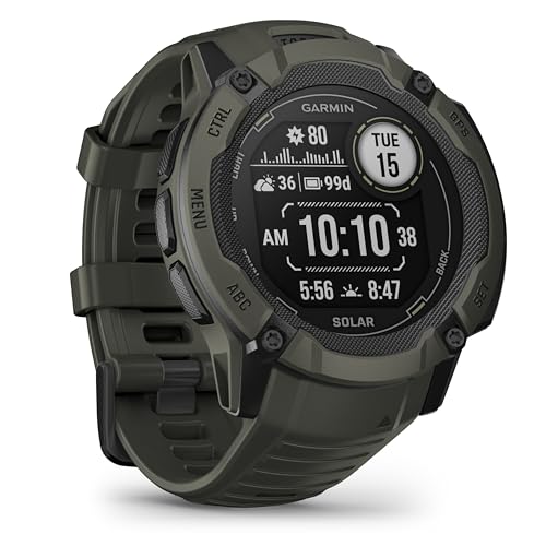 Garmin Instinct 2X Solar – GPS-Smartwatch mit unendlicher Akkulaufzeit im Smartwatch-Modus, über 40 Sport-Apps, Smart Notifications, Garmin Pay, Trainingszustand, Fitnessalter, Schlafanalyse uvm. Garmin Instinct 2X Solar – GPS-Smartwatch mit unendlicher Akkulaufzeit im Smartwatch-Modus, über 40 Sport-Apps, Smart Notifications, Garmin Pay, Trainingszustand, Fitnessalter, Schlafanalyse uvm. von Garmin