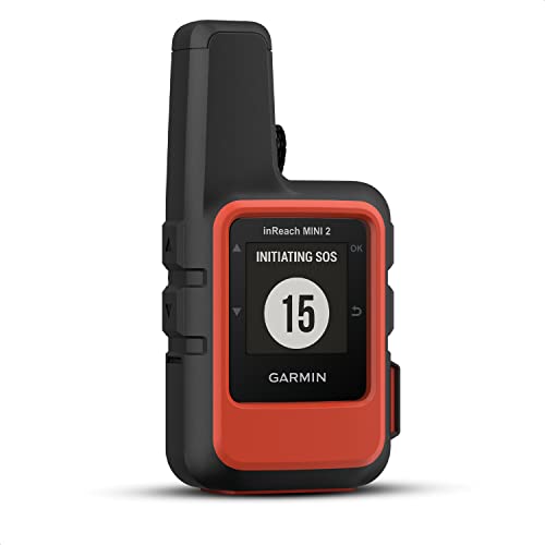 Garmin inReach Mini 2 – GPS-Satelliten-Kommunikationsgerät mit 24/7 Notruf-Funktion, weltweitem Nachrichtenversand ohne Mobilfunkempfang (Abo erforderlich) & Pfeilnavigation, bis 14 Tage Akkulaufzeit von Garmin