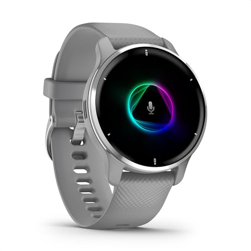 Garmin Venu 2 Plus – GPS-Fitness-Smartwatch mit Bluetooth Telefonie und Sprachassistenz. Ultrascharfes 1,3“ AMOLED-Touchdisplay, Fitnessfunktionen, Garmin Music und Garmin Pay Garmin Venu 2 Plus – GPS-Fitness-Smartwatch mit Bluetooth Telefonie und Sprachassistenz. Ultrascharfes 1,3“ AMOLED-Touchdisplay, Fitnessfunktionen, Garmin Music und Garmin Pay von Garmin