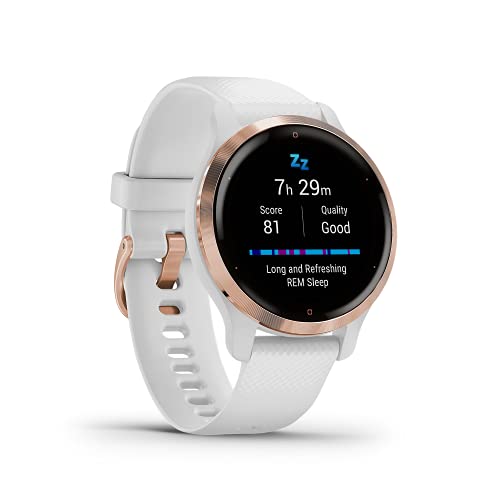 Garmin Venu 2S – schlanke GPS-Fitness-Smartwatch mit ultrascharfem 1,1“ AMOLED-Touchdisplay, Gesundheitsfunktionen, über 25 vorinstallierten Sport-Apps, Garmin Music & Garmin Pay Garmin Venu 2S – schlanke GPS-Fitness-Smartwatch mit ultrascharfem 1,1“ AMOLED-Touchdisplay, Gesundheitsfunktionen, über 25 vorinstallierten Sport-Apps, Garmin Music & Garmin Pay von Garmin