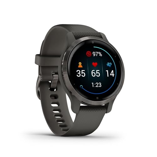 Garmin Venu 2S – schlanke GPS-Fitness-Smartwatch mit ultrascharfem 1,1“ AMOLED-Touchdisplay, Gesundheitsfunktionen, über 25 vorinstallierten Sport-Apps, Garmin Music & Garmin Pay Garmin Venu 2S – schlanke GPS-Fitness-Smartwatch mit ultrascharfem 1,1“ AMOLED-Touchdisplay, Gesundheitsfunktionen, über 25 vorinstallierten Sport-Apps, Garmin Music & Garmin Pay von Garmin