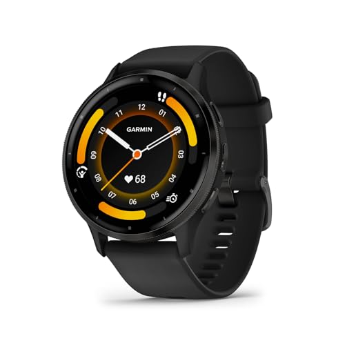 Garmin Venu 3 – GPS-Fitness-Smartwatch mit Bluetooth Telefonie und Sprachassistenz, Ultrascharfes 1,4 Zoll AMOLED-Touchdisplay, Fitnessfunktionen, Garmin Music, Garmin Pay und Rollstuhlmodus Garmin Venu 3 – GPS-Fitness-Smartwatch mit Bluetooth Telefonie und Sprachassistenz, Ultrascharfes 1,4 Zoll AMOLED-Touchdisplay, Fitnessfunktionen, Garmin Music, Garmin Pay und Rollstuhlmodus von Garmin