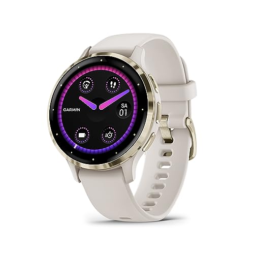 Garmin Venu 3S – GPS-Fitness-Smartwatch mit Bluetooth Telefonie und Sprachassistenz, Ultrascharfes 1,3 Zoll/ 1,1 Zoll AMOLED-Touchdisplay, Garmin Pay und Rollstuhlmodus von Garmin