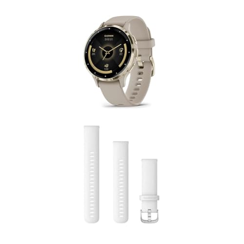 Garmin Venu 3S – GPS-Fitness-Smartwatch mit Bluetooth Telefonie und Sprachassistenz, Ultrascharfes 1,3 Zoll/ 1,1 Zoll & Quick Release Band Garmin Venu 3S – GPS-Fitness-Smartwatch mit Bluetooth Telefonie und Sprachassistenz, Ultrascharfes 1,3 Zoll/ 1,1 Zoll & Quick Release Band von Garmin