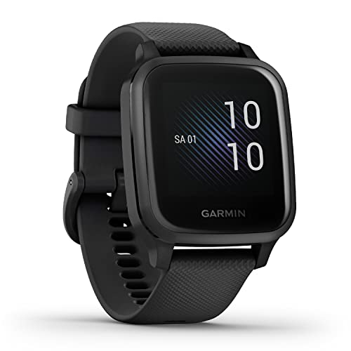 Garmin Venu Sq Music – wasserdichte GPS-Fitness-Smartwatch mit Musikplayer, 1,3 zoll Touchdisplay, Gesundheitstracker & Sport-Apps (Generalüberholt) von Garmin