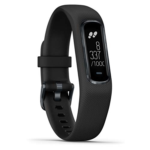 Garmin Vivosmart 4 Smart-Aktivitätstracker mit Tools zur Herzfrequenz- und Fitnessüberwachung am Handgelenk, Schwarz von Garmin