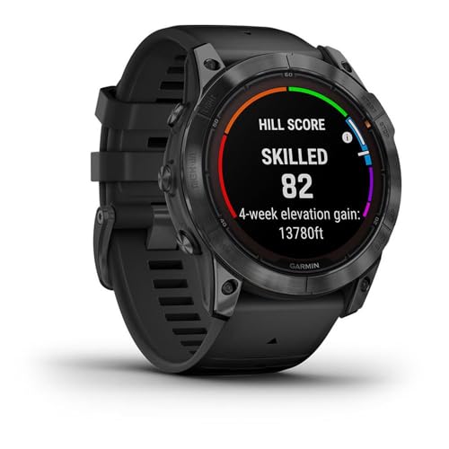 Garmin fēnix 7X Pro – GPS-Multisport-Smartwatch mit Solarladelinse, Farbdisplay und Touch-/Tastenbedienung, TOPO-Karten, über 60 vorinstallierte Sport-Apps, Garmin Music und Garmin Pay von Garmin