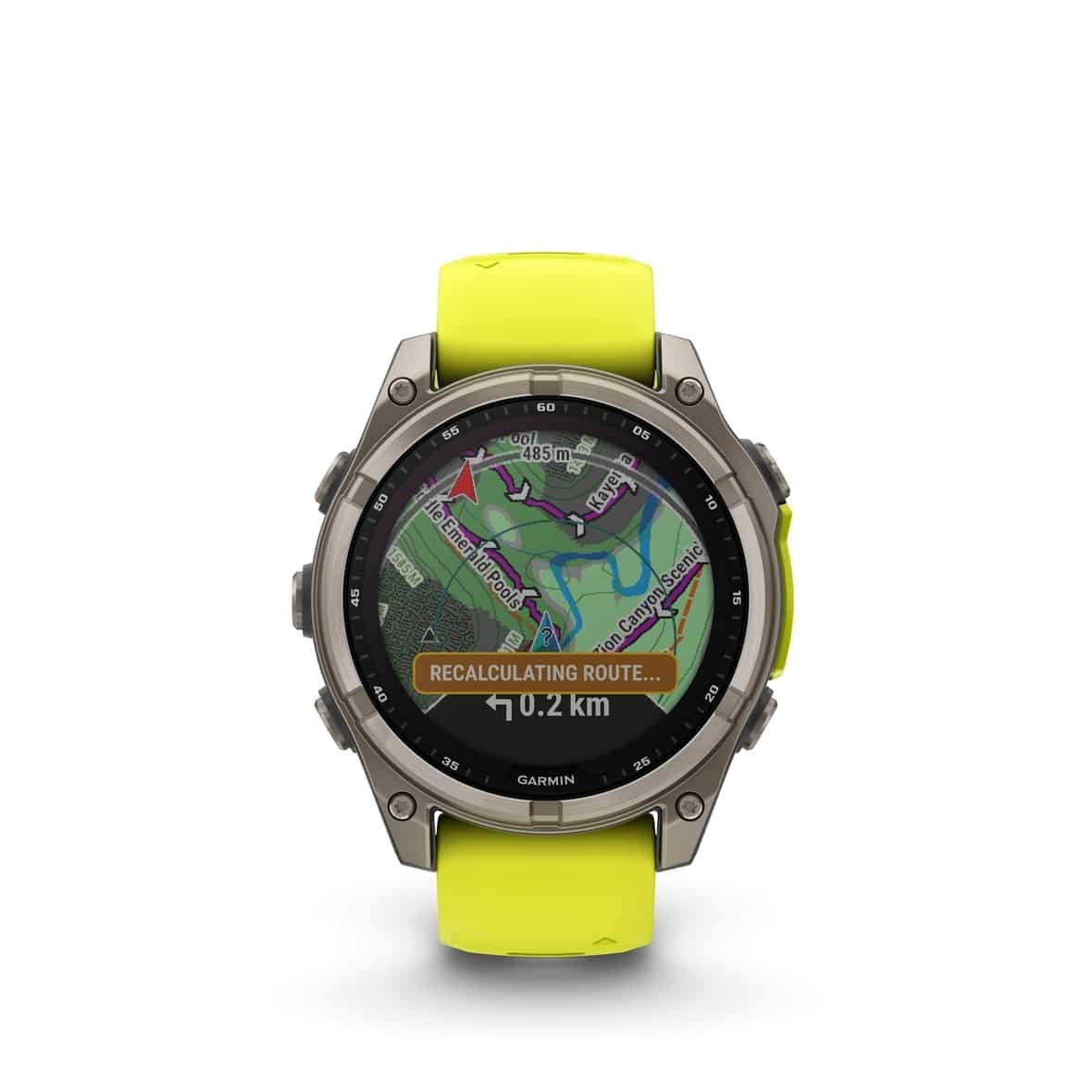 Garmin fenix 8 - 47 mm Solar Sapphire Titan (Grau One Size) Pulsmesser von Garmin