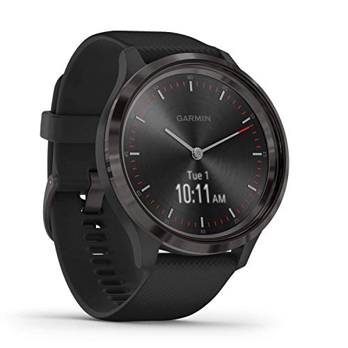 Garmin vívomove 3 – stilvolle Hybrid-Smartwatch mit analogen Zeigern & OLED-Display, Sport-Apps, wasserdicht, 5 Tage Akkulaufzeit, Fitness Tracker, connected-GPS (Generalüberholt) von Garmin
