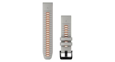 garmin quickfit 22 mm silikonarmband fog grey ember orange garmin quickfit 22 mm silikonarmband fog grey ember orange von Garmin