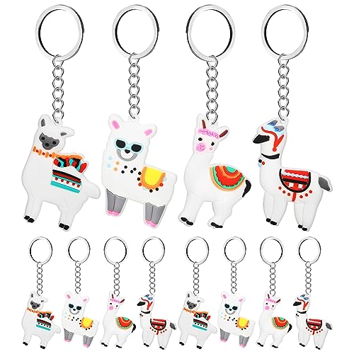 Garneck 12 Stück Alpaka-Schlüsselanhänger: Mini-Cartoon-Schlüsselanhänger, süße Schlüsselanhänger, Tier-Schlüsselanhänger, Handtaschen-Anhänger, Partygeschenke, Alpaka-Schlüsselanhänger Garneck 12 Stück Alpaka-Schlüsselanhänger: Mini-Cartoon-Schlüsselanhänger, süße Schlüsselanhänger, Tier-Schlüsselanhänger, Handtaschen-Anhänger, Partygeschenke, Alpaka-Schlüsselanhänger von Garneck