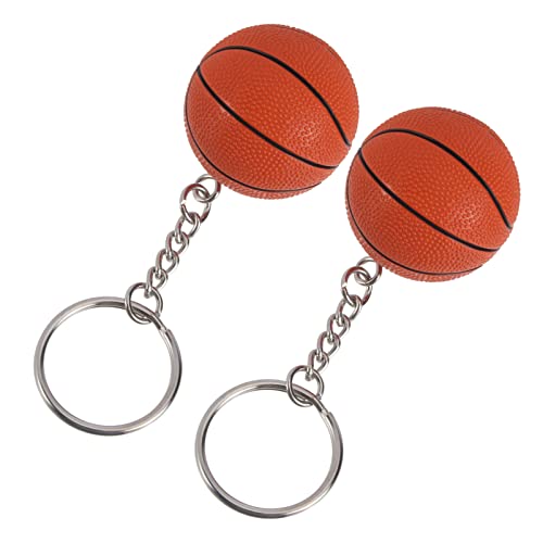 Garneck 2 Stück Basketball Schlüsselanhänger - Kreative Mini Schlüsselringe Als Taschenornamente - Perfekte Für Basketball Fans Ideal Für Partys Und Als Belohnung von Garneck